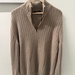 Authentic Loro Piana Baby Cashmere Quarter Zip